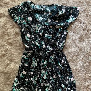 Mid Calf Ruffled Dress